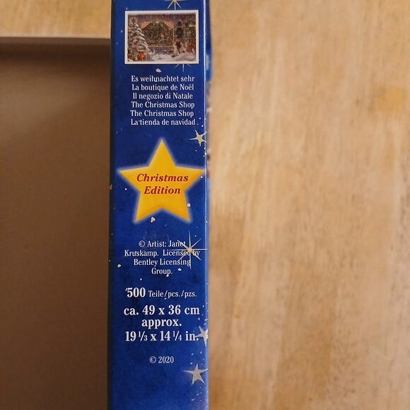 Ravensburger The Christmas Shop Jigsaw Puzzle, 500 Pieces - Picture 3 of 4